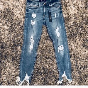 Express mid rise ankle jean